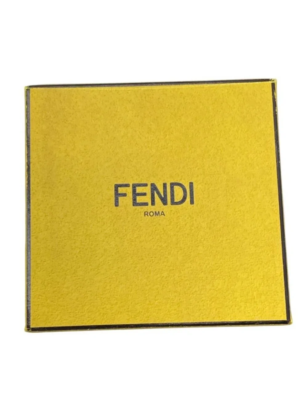 Fendi Bucket Ring FF Logo Accessory Gold Plated